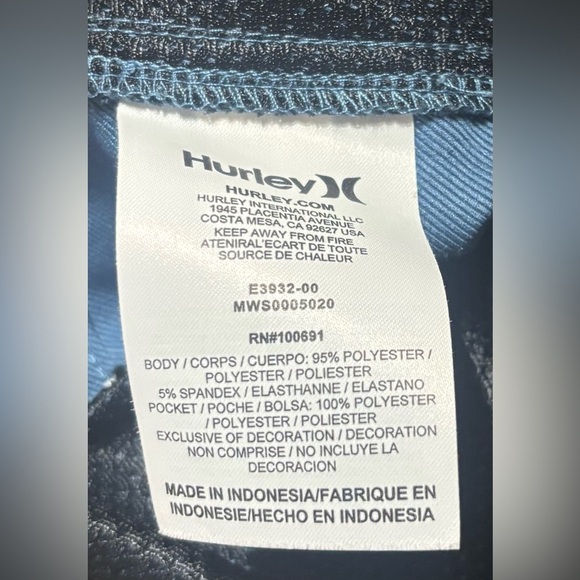 Hurley X Nike Dri-Fit Chino 22 Walk
Shorts Size 38 - Picture 8 of 9
